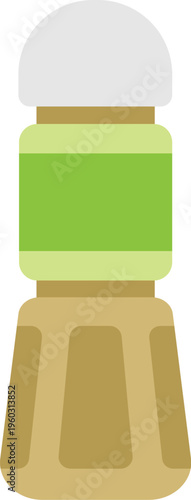 ドレッシングボトルのアイコンのイラスト