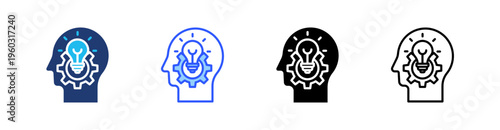 Initiative Multi Style Icon Set Vector 