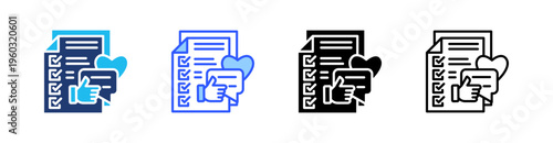 Review Multi Style Icon Set Vector 