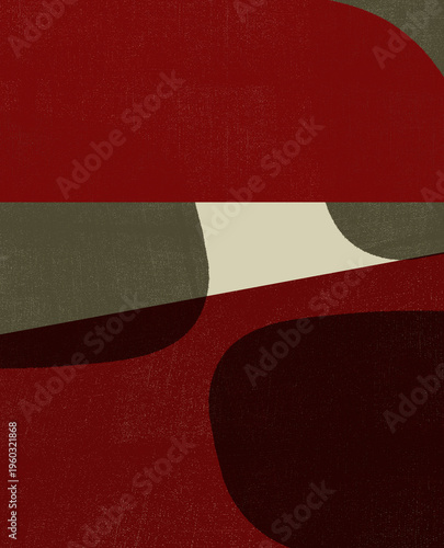 Minimal abstract background 3d rendering, group of geometric shapes, abstract composition, 3d illustration