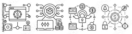 digital financial security and cryptocurrency network with online banking and investment protection