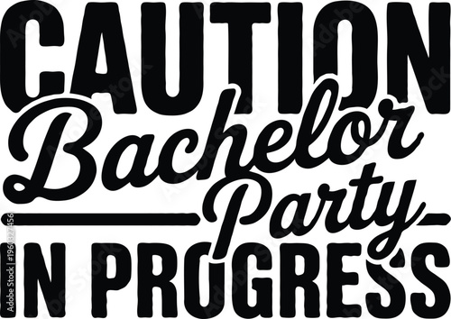 Bachelor Party Squad Funny Groom Crew T-Shirt Design