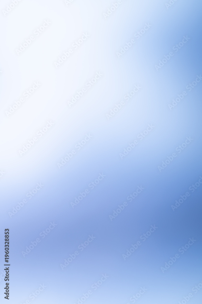 Fototapeta premium Light blue gradient surface with smooth transition and empty center