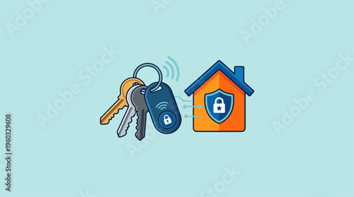 House Key Security Lock.