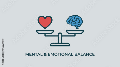 Mental and Emotional Balance Concept.