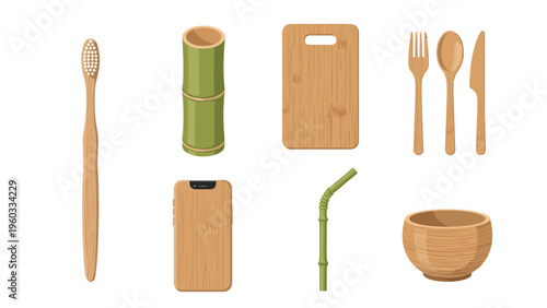 Sustainable Living: Eco-Friendly Bamboo & Wood Household Products Collection for Zero Waste Lifestyle