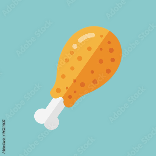 Roasted Chicken Leg with Bone.