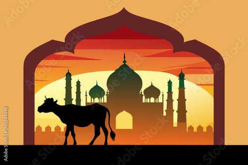 taj mahal vector