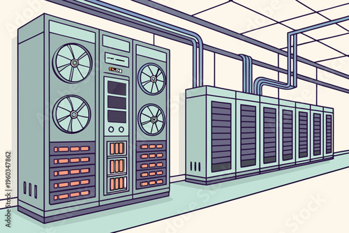 isometric view of a modern building