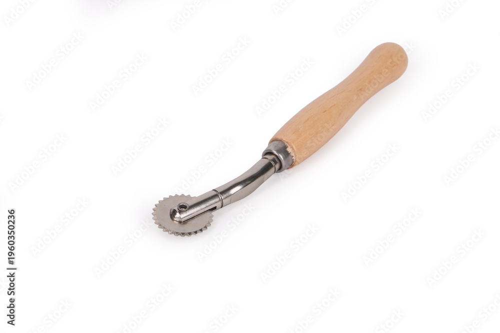 Obraz premium A Set of Leather Craft Tools on White Background