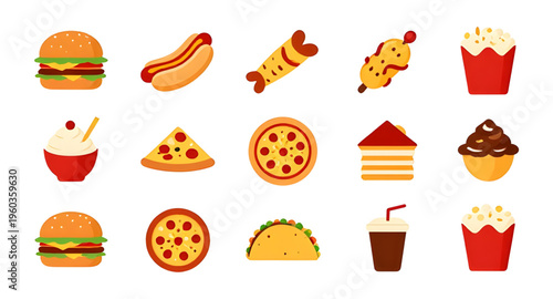 Photos food, fastfood, burger, fries, pizza, hotdog, sandwich, taco, snack, meal, takea