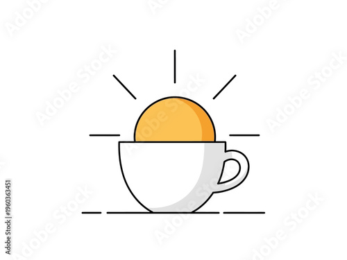 Sunrise in a Cup A Warm Awakening with Coffee and Morning Light