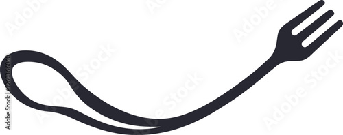 Spoon And Fork Kitchen Cutlery Dining Utensil Line Icon