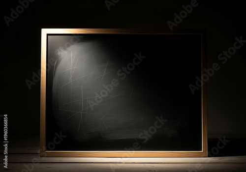 blank blackboard
