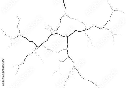 Abstract Cracked Surface Texture Background With Fine Lines and Natural Fractures