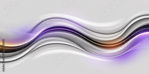 A dynamic digital art illustration features an abstract colorful wave background with a flowing blue and pink vector pattern, creating a wavy motion texture for a modern business wallpaper design