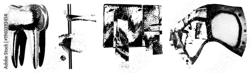 Radiographic dental scan showing tooth roots, enamel, pulp chamber, and jawbone density, used for orthodontic diagnosis, cavity detection, and implant planning.