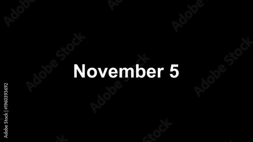 text animation type date of 