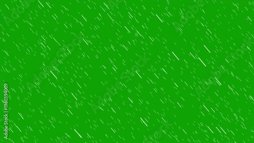 rain with green background animated 4k video.