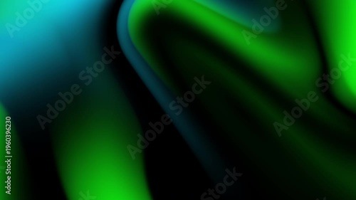 Abstract digital swirl of green, blue, and black colors. Perfect for backgrounds, website design, digital artwork, and creative projects.