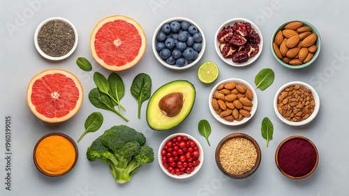 A Variety of Nutritious Foods for a Healthy Diet and Lifestyle