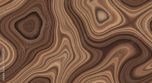 Seamless Wood Grain Texture Background - Natural Brown Abstract Pattern