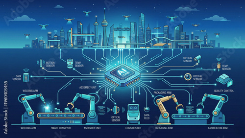 Revolutionary Artificial Intelligence and Robotics Transforming the Future of Smart City Manufacturing and Logistics