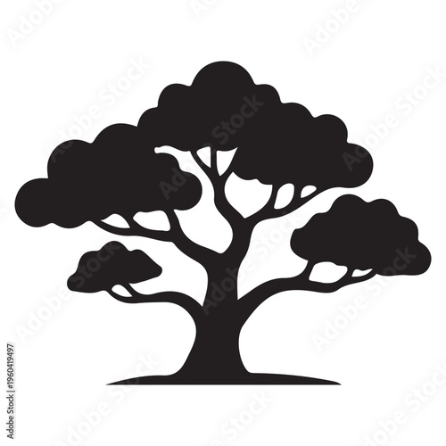 tree silhouette vector