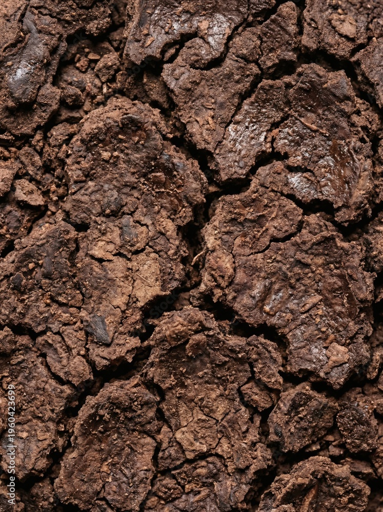 Fototapeta premium Close up of rough brown tree bark texture