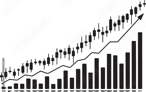 Silhouette of a cargo ships and seaport constructions. Strait of Hormuz text with shipping relative icons.