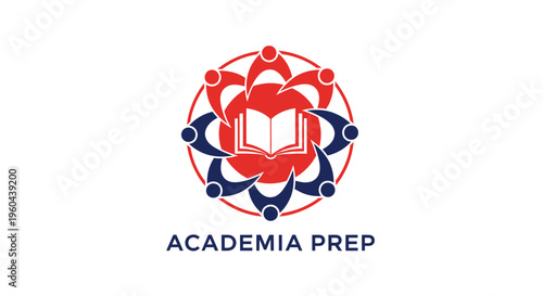 Academia Prep Logo Symbolizing Education and Collaboration.