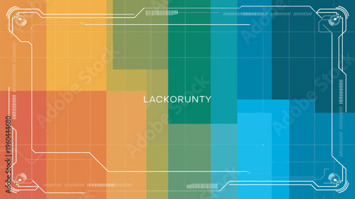 A vibrant and colorful abstract background with a unique design and text