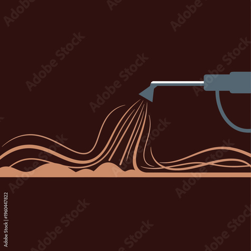 Precision Water Jetting Technique For Surface Cleaning And Restoration