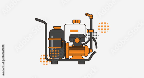 Portable Industrial Water Pump Equipment For Cleaning Tasks