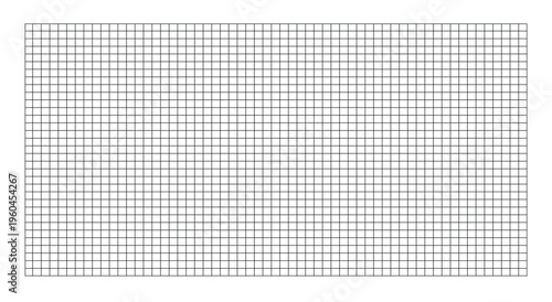 Classic architectural grid paper texture background with thin black perpendicular lines forming small squares for technical drawing engineering drafting mathematics and professional office supplies