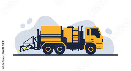 Specialized Industrial Truck For Road Maintenance And Construction Projects