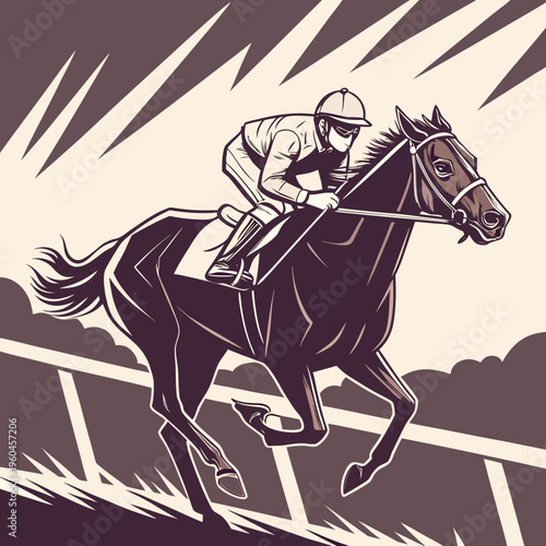 horse and rider on horse