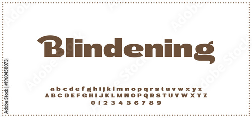 Round, Abstract technology science alphabet font. digital space typography vector illustration design