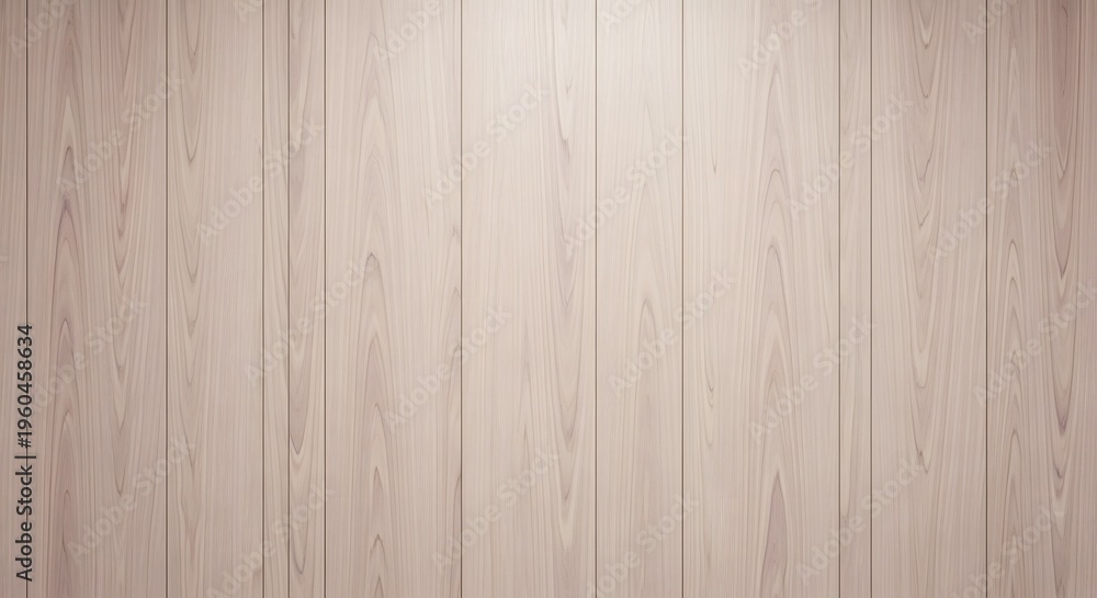 Fototapeta premium A close up view of a light colored wooden surface with a vertical seam
