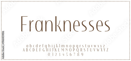 Elegant alphabet letters font and number. Typography luxury classic lettering serif fonts decorative for logo wedding vintage retro concept. vector illustration.