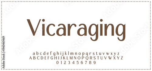 Elegant alphabet letters font and number. Typography luxury classic lettering serif fonts decorative for logo wedding vintage retro concept. vector illustration.