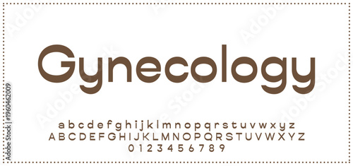 Round, Abstract technology science alphabet font. digital space typography vector illustration design