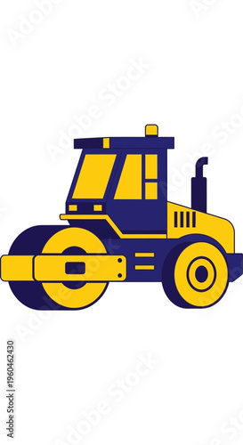 Vibrant Road Roller Machine For Construction And Infrastructure Projects