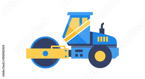 Vibrant Road Roller Machine For Construction And Paving Projects