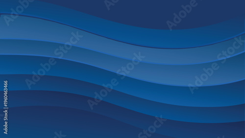 Abstract background with flowing blue layers and smooth curves