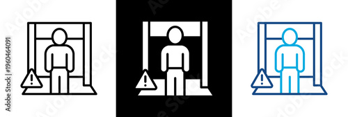 Security Control triple icon