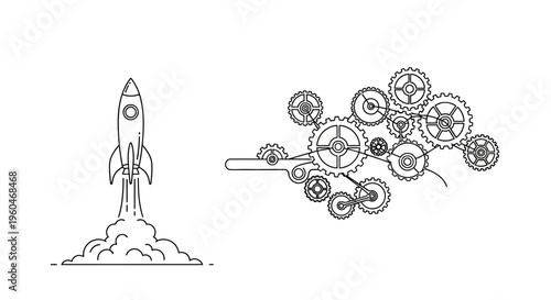 Rocket Launch and Gears: Concept of Innovation, Startup, and Mechanical Engineering