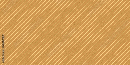 Foto Seamless diagonal stripe pattern beige yellow background hand drawn crayon textu