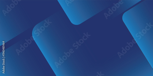 top blue background with glowing geometric lines. Modern blue gradient square shape design. Futuristic technology concept. modrn