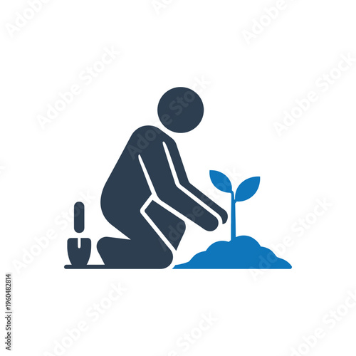 Planting For Future Growth Icon